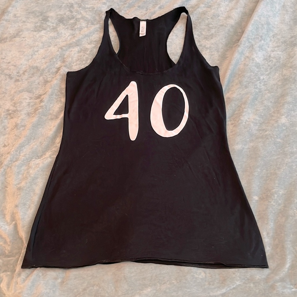 Black *40* Birthday Tank Top 🎉